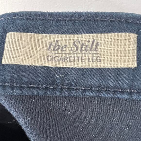 AG Adriano Goldschmied Blue Dark Wash The Stilt Cigarette Leg Jeans Size 28 - Picture 6 of 8